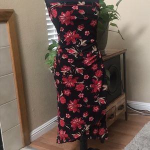 Strapless summer dress